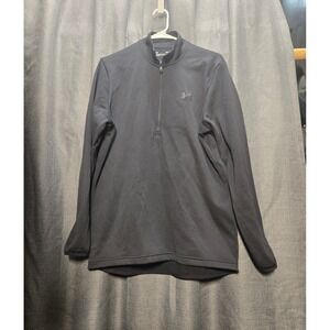 Under Armour Pullover Half Zip‎ Long Sleeve Athletic Shirt Black Medium